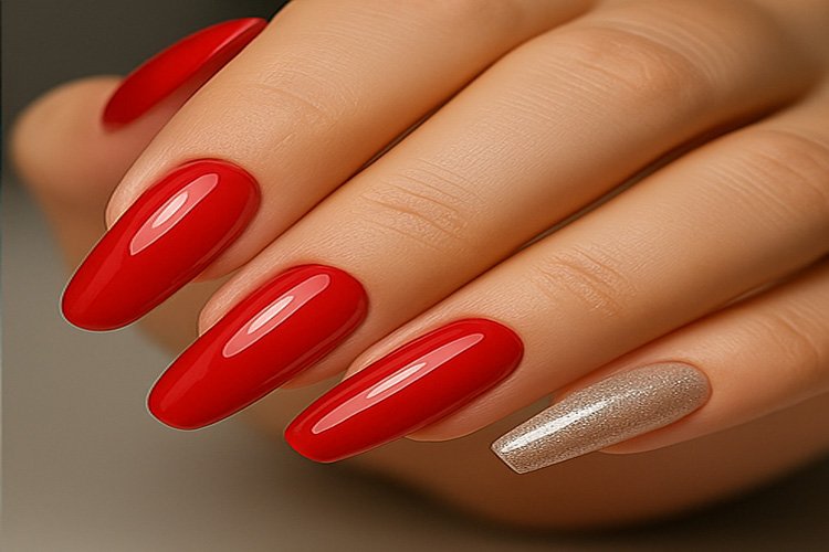 Parlak Protez Tırnak Modeli