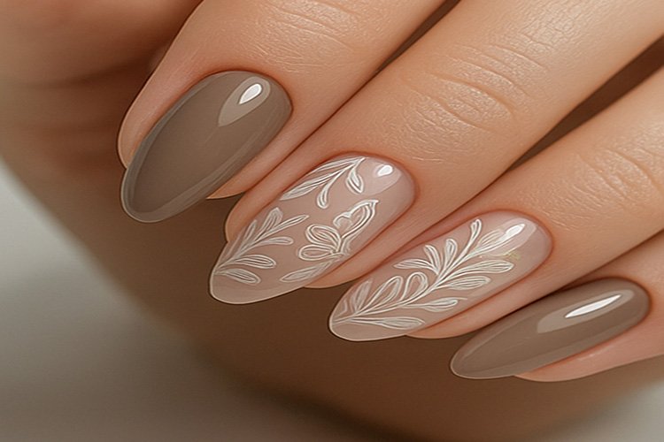 Mezitli nail art – pembe nude jel tırnak